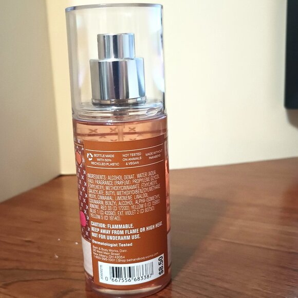 NWT~ Marshmallow Pumpkin Latte & Sweet Pea Body Mist purse size ~ 2.5 Fl Oz. - Picture 4 of 9